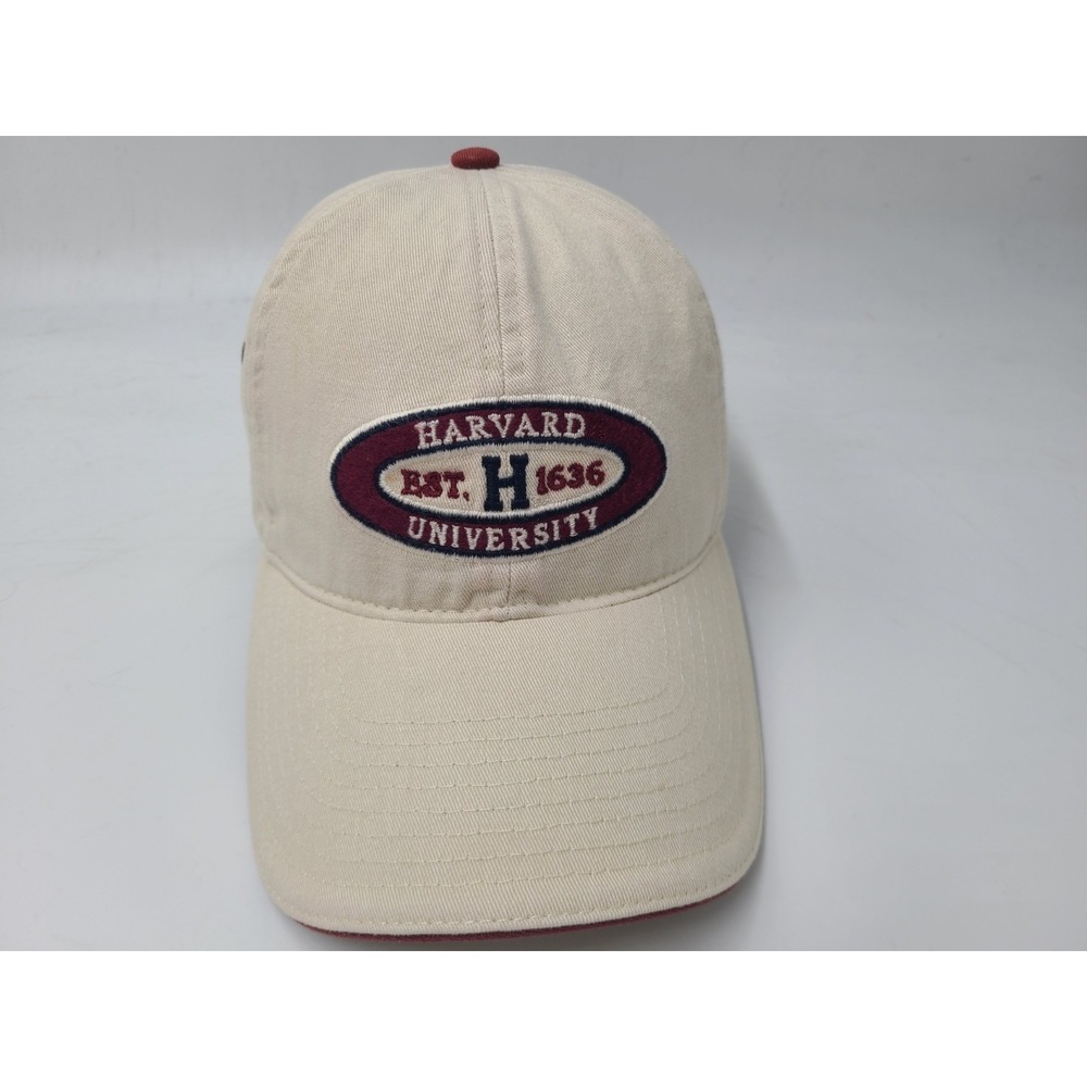 Harvard University‎ Crimson Legacy Strapback Adjustable Hat Cap Men NCAA Beige